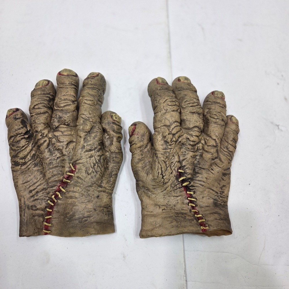 2004 The Paper Magic Group Frankenstein Monster Zombie Halloween Hands Gloves